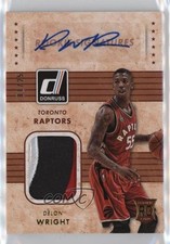2015 Panini Donruss Rookie Material Signatures Prime 1/25 Delon Wright Auto 17e3