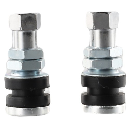 Upgrade Your Tires with 2pcs Short Size Vacuum Tire Valve Stems Silver - Picture 8 of 14