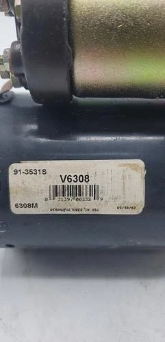 Starter Motor-VIN: K USA Ind 6308 Reman in USA - Image 3 of 4