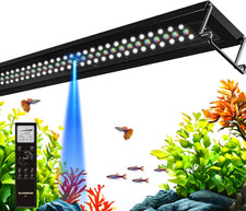 24-29In Freshwater Fish Tank Light, LED Aquarium Light with Moon Auto Timer wi
