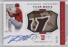 2018 National Treasures Rookie Materials Signatures 49/99 Tyler Mahle Auto ni4