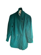 Vintage Forecaster of Boston Green Wool Coat Women  s Size 14