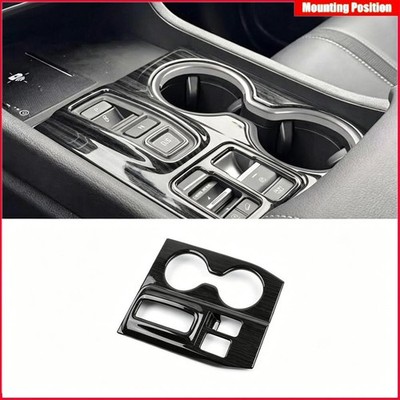 For Honda Pilot 2023-2026 Black Wood Central Console Gear Shift Panel Trim