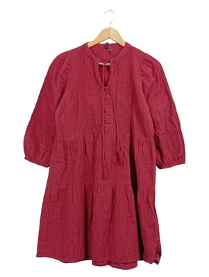 Vero Moda Robe Chemisier Femme Rouge Bohème Coton (EU 34, INT XS) - Photo 1/4