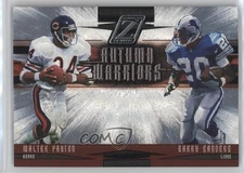 2005 Donruss Zenith Autumn Warriors Walter Payton Barry Sanders #AW-2 HOF tg5
