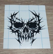 Fractal Skull Vinyl Decal Die Cut Vinyl Decal