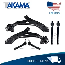 6 pcs Front Control arms+ Outer Inner Tie Rod ends 17-25 Mazda CX5 CX-5