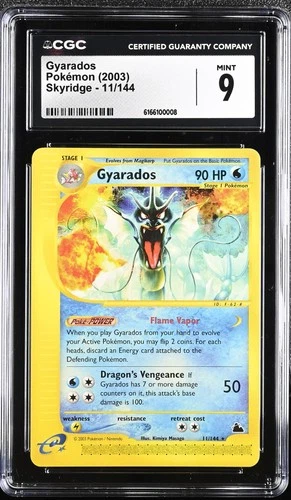 Gyarados 11/144 Skyridge Pokemon CGC 9 Mint