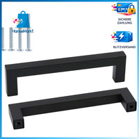 MöBelgriff Stangengriff Edelstahl Schwarz 128Mm KüChengriff Schrankgriff
