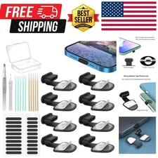 8PCS USB Type C Anti Dust Plugs Cover, C-Type Port Dust Plug, USB C Dust Cove...