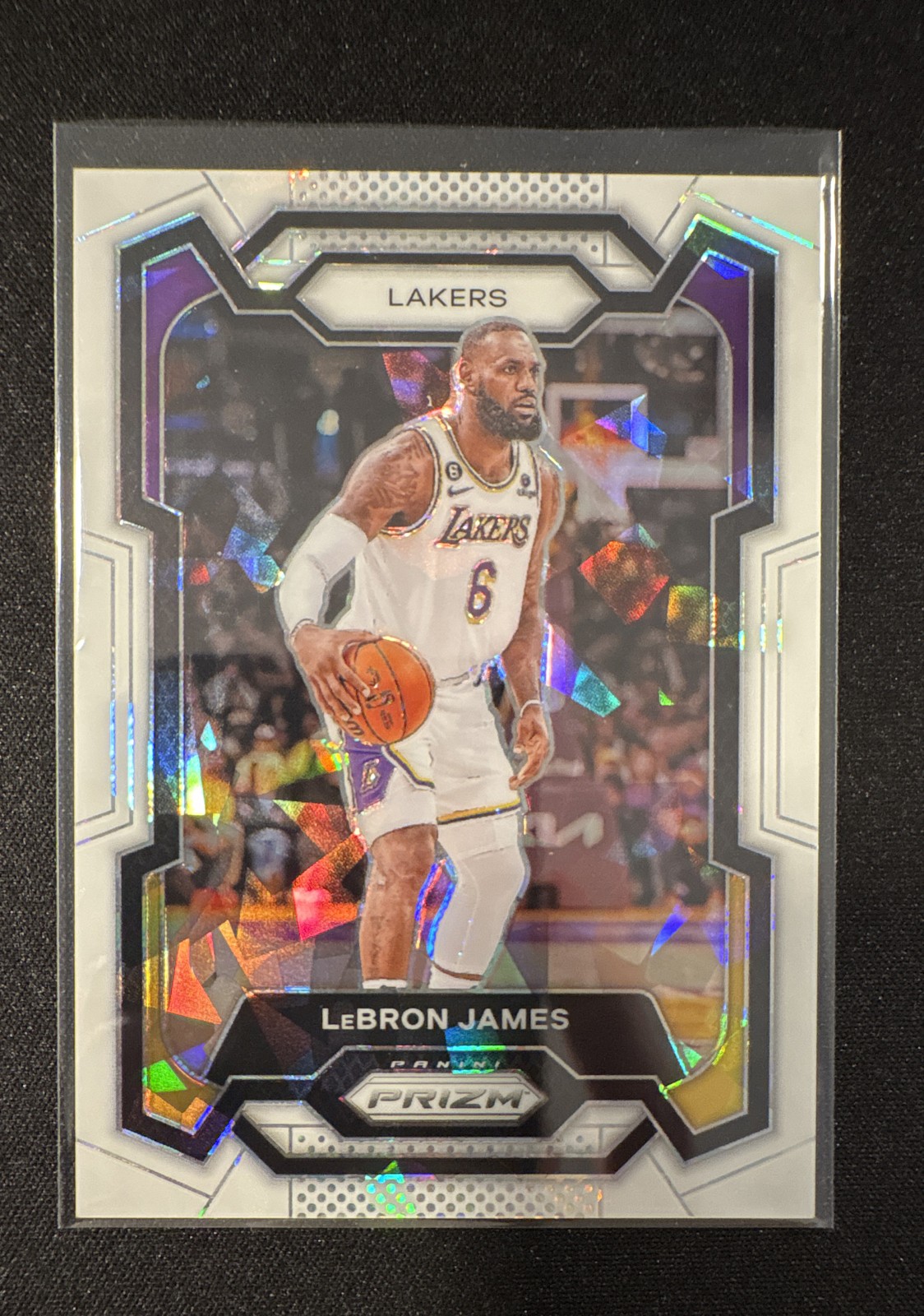 2023-24 Panini Prizm - LeBron James #63 White Ice Prizm /35