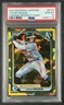 JACOB WILSON PSA 10 2024 BOWMAN CHROME SAPPHIRE #BCP-3 GOLD REFRACTOR 16/50 A'S