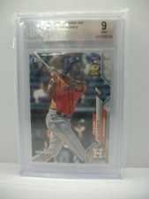 YORDAN ALVAREZ 2020 Topps Opening Day #63 BGS MINT 9 RC Astros