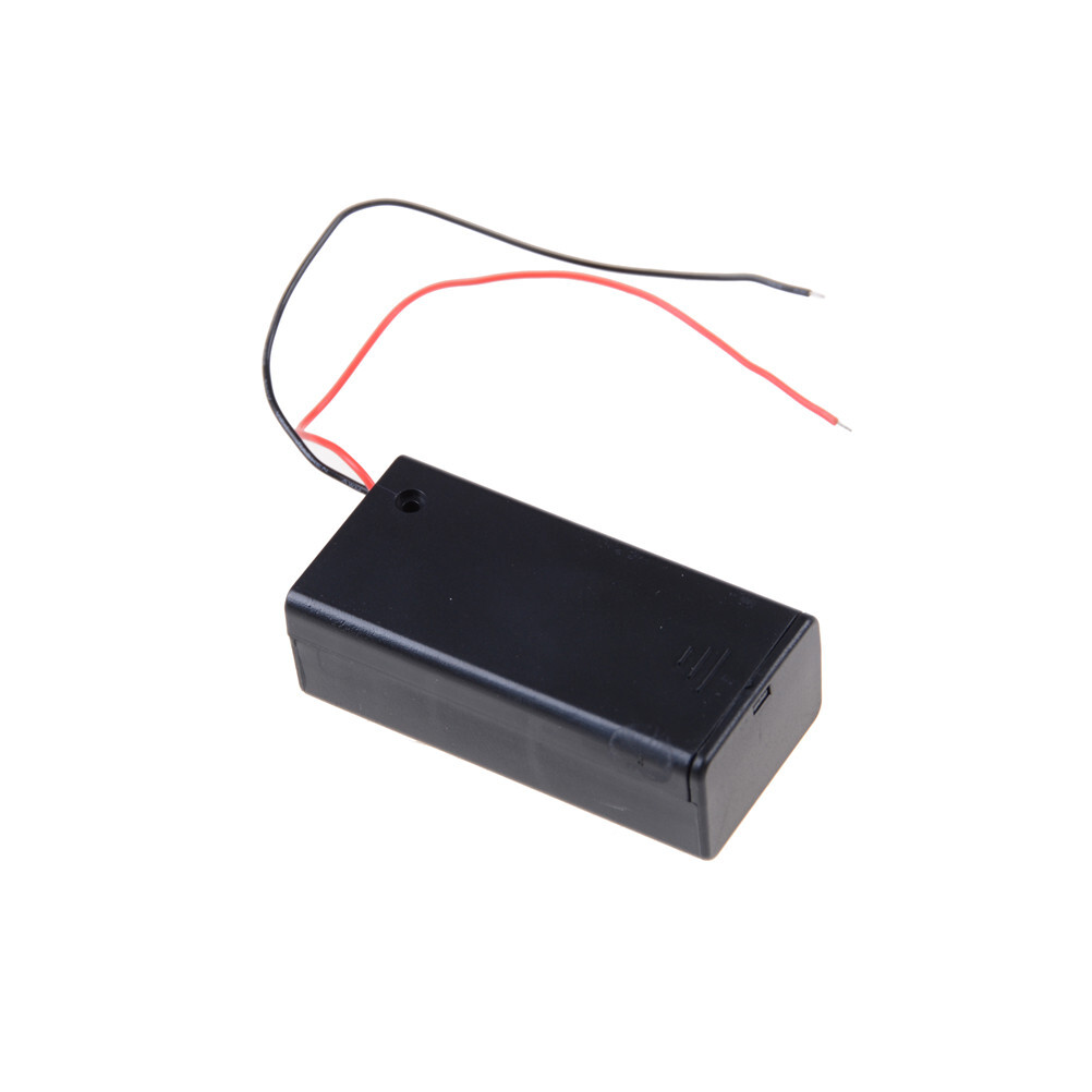 1Pcs New 9V Battery Holder with ON/OFF Switch 9 volt Box Pack Power ...