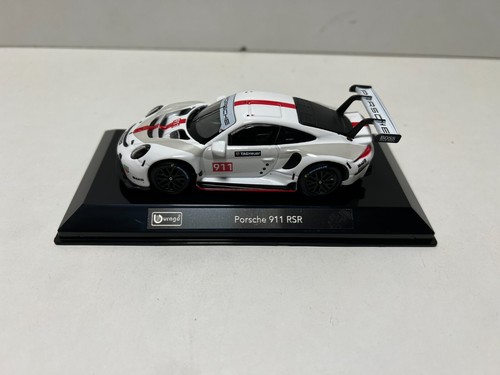Porsche 911 RSR, Bburago 1/43 1:43 Modell Modellauto weiß - 第 2/5 張圖片