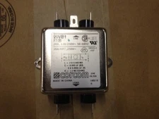 Corcom Flange Mount Power Line Filter 1-6609021-1, 20A, 120/250V 50-60HZ (NEW)