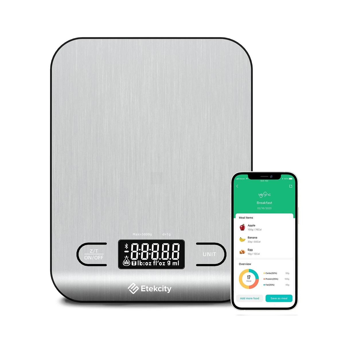 Etekcity Smart Food Scale : Precision at Your Fingertips – My Kitchen  Gadgets