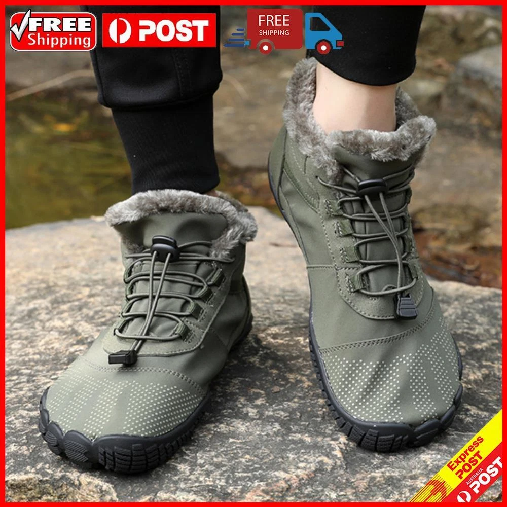 Women Men Outdoor Work Shoes Warm Male Snow Boots for Trekking Climbing Working