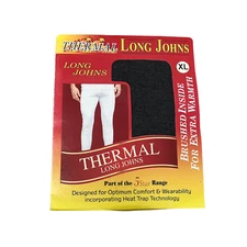 Mens Charcoal Grey Brushed Thermal Long Johns Pants Winter Warm Underwear XL