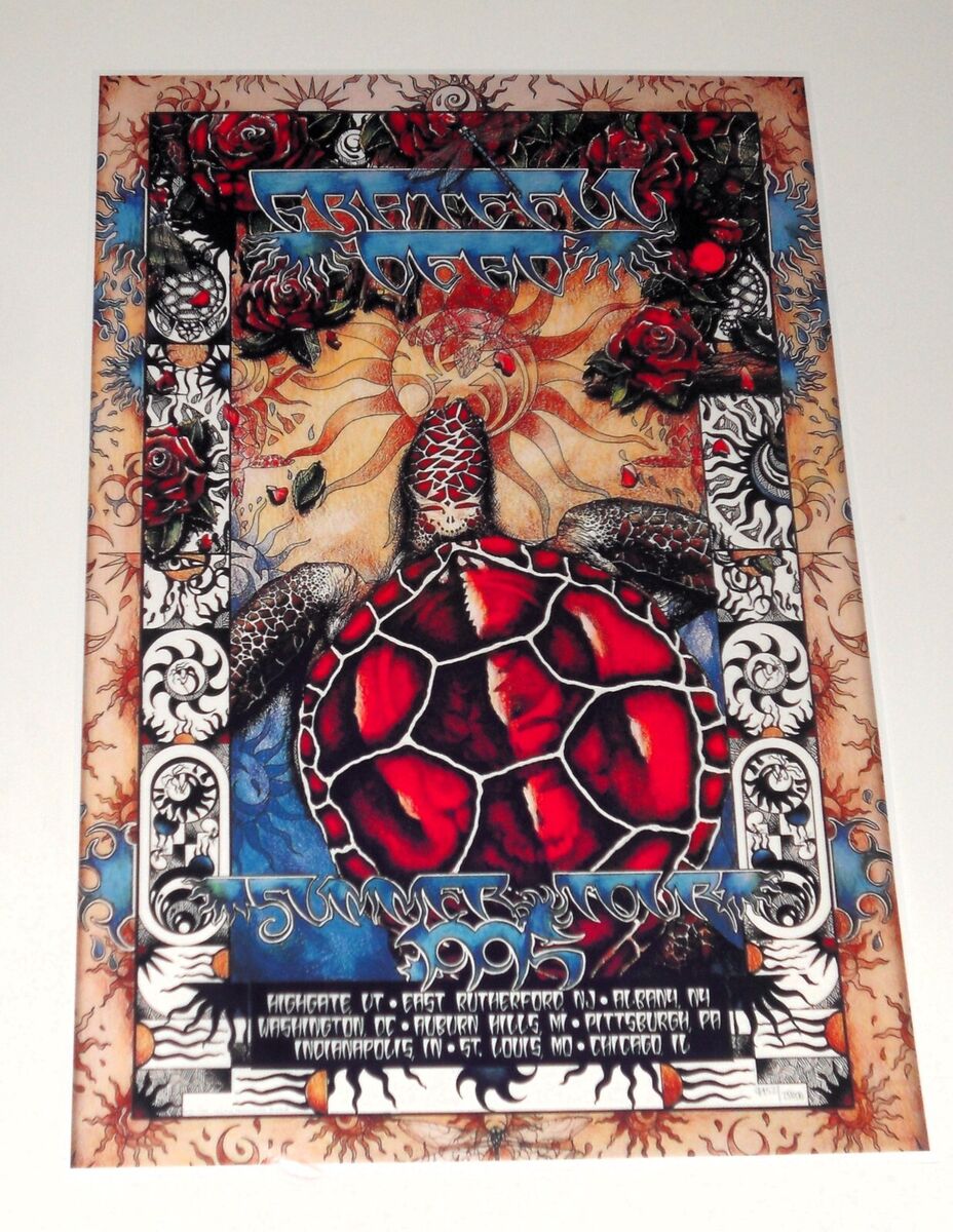 グレイトフルデッド　1995 限定SummerTourポスター グレイトフルデッド 1995 限定SummerTourポスター Grateful Dead
