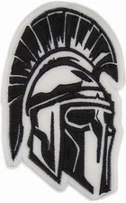 Spartan Helmet Patch - 2.6x4 inch - P7604