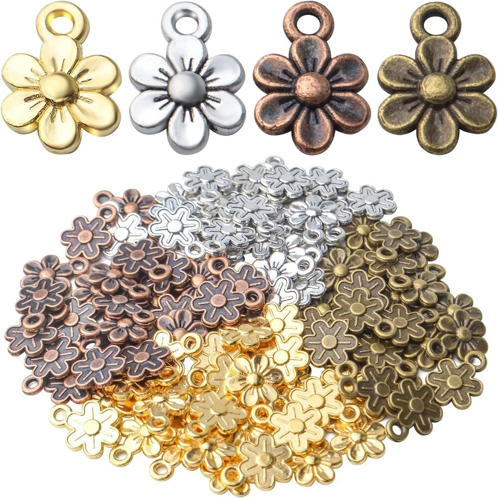 Metal flower best sale jewelry