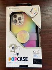 PopSockets iPhone 12 Pro Max Rainbow Slide PopCase