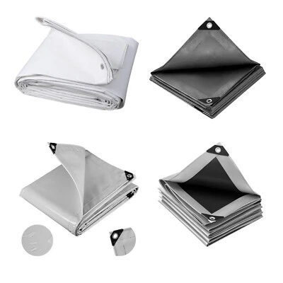 WOLTU Abdeckplane Gewebeplane Bootsplane Schutzplane Bauplane Holz Plane Garten