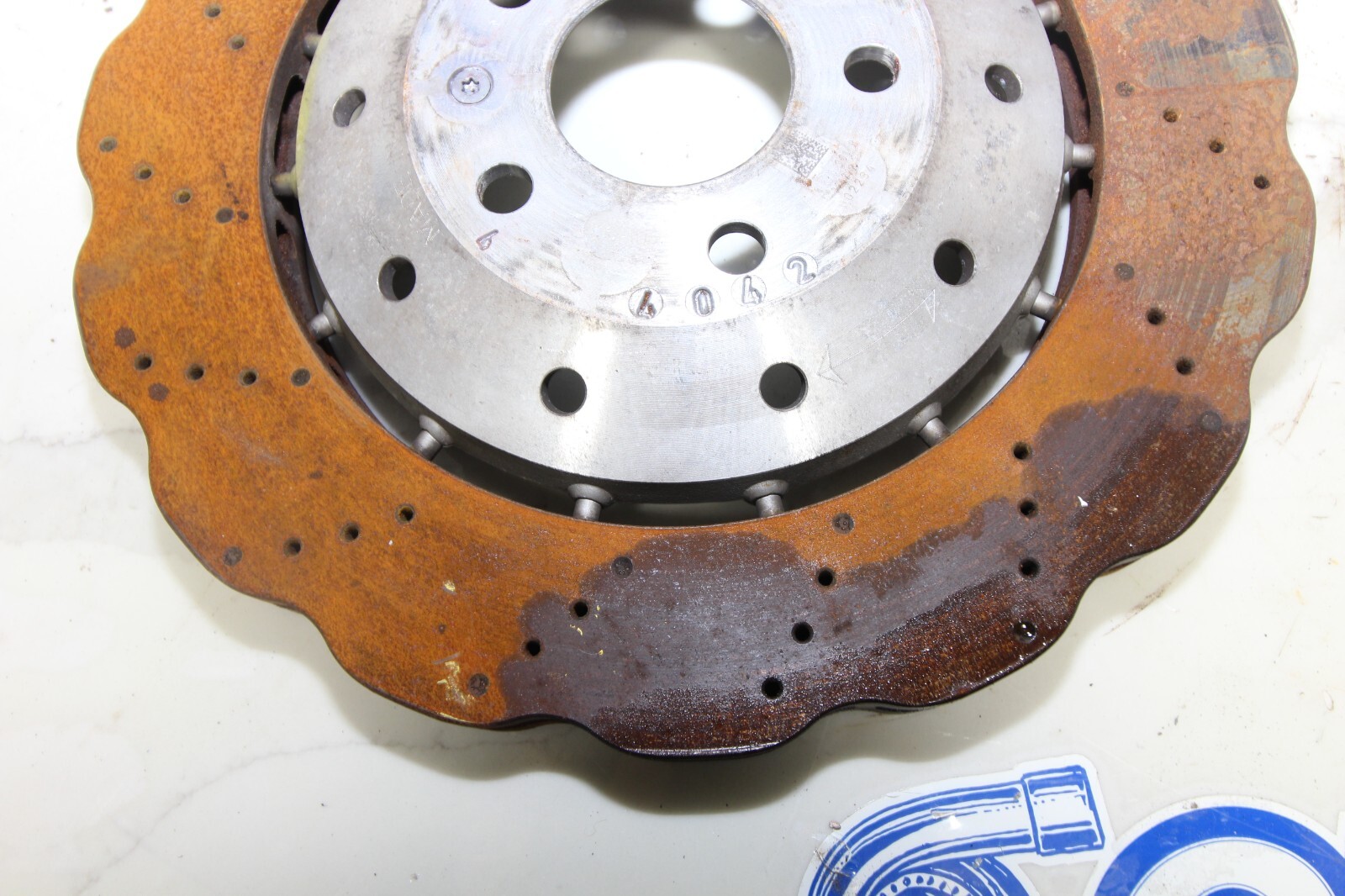 17-21 AUDI R8 V10 PLUS RWS OEM FRONT DISC BRAKE ROTOR ROTORS SET