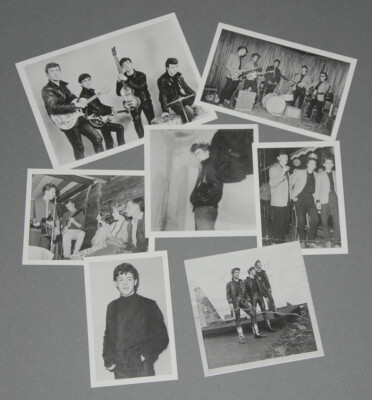 Beatles Foto Set, 7 s/w Karten, Star-Club, Top-Ten Club, Hamburg 60s John Lennon