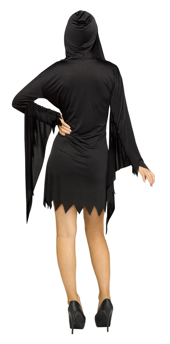 Ghost Face Glamour Dress Adult Womens Costume Mask NEW