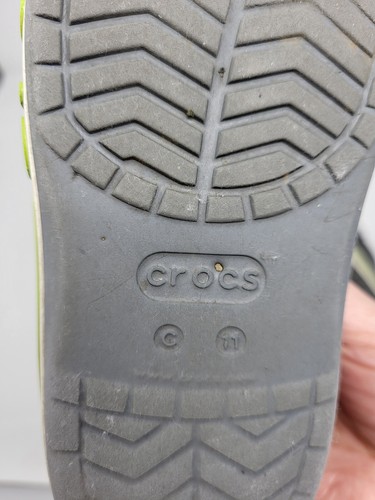 Crocs Jugend Jungen Kinder Bayaband Iconic Clog grau C 11 Slipper - Bild 9 von 9