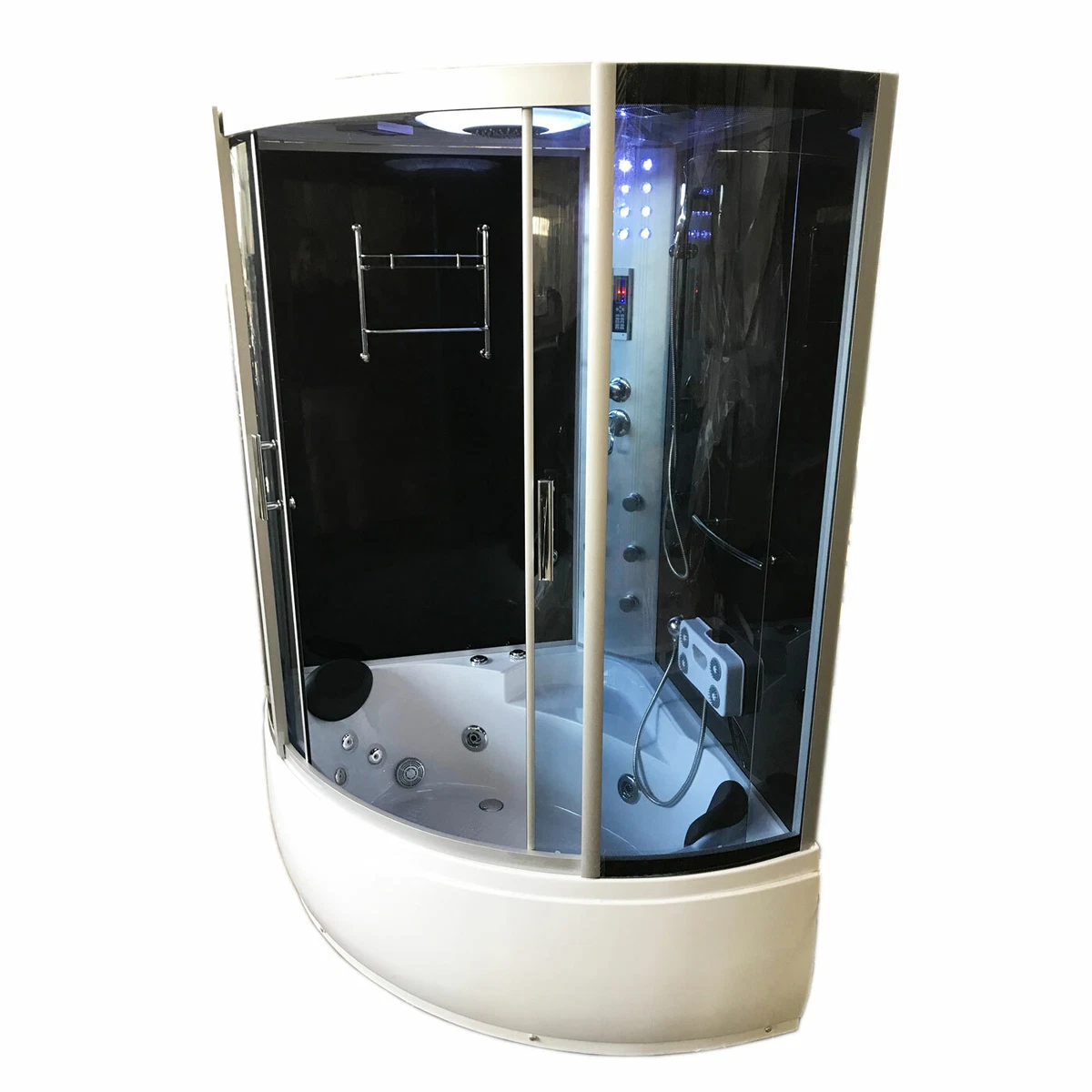 Whirlpool Bathtub Shower Hydrotherapy Hot Tub MILAN 49u0026#034; with Heater |  eBay
