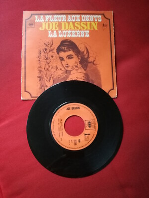 Vinyl, 45 Umdrehungen Joe Dassin La fleur aux dents, La Luzerne, CBS