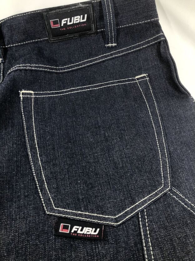 NWOT Vintage FUBU The Collection Denim Wide Leg Men's Jeans NWOT Vintage FUBU The Collection Denim Wide Leg Men's Jeans