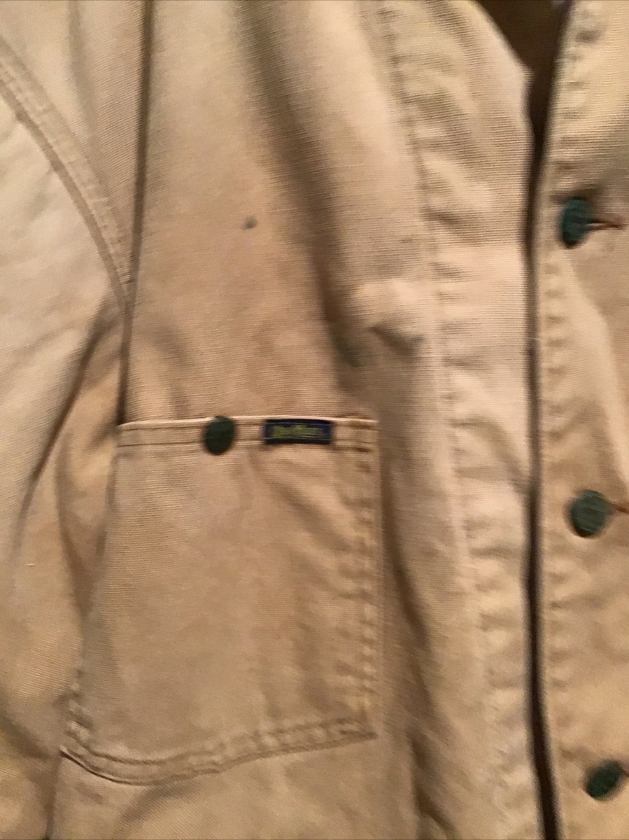 VTG OshKosh B'gosh Jacket 42R Duck Canvas Barn Chore Coat Blanket