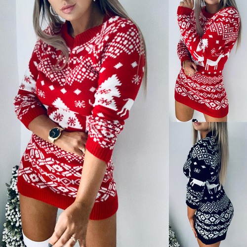 Ladies Christmas Jumper Women Party 
