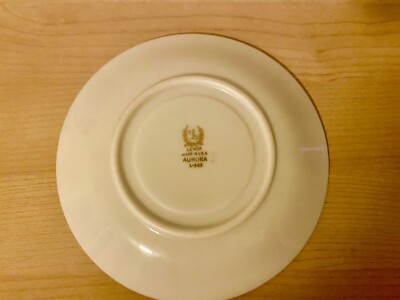 ののんこ Vintage Lenox Aurora L-347 Floral with Gold Trim Footed Tea Cup