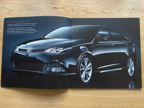 MG 6 GT sales brochure c.2011 - Picture 5 of 5