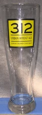 312 URBAN WHEAT ALE GOOSE ISLAND CHICAGO ILLINOIS PILSNER BEER GLASS 16 OZ.