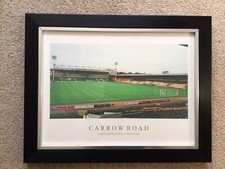 IDEA(L) XMAS PRESENT IDEA - NORWICH CITY - CARROW ROAD - FRAMED PHOTO