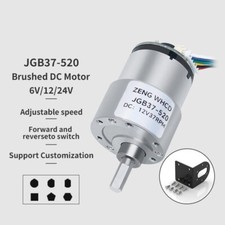 JGB37-520 Reduction Motor DC 6V 12V Hall Enco...