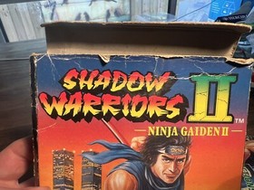 Boxed Nintendo Entertainment System NES Shadow Warriors II 2: Ninja Gaiden