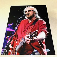 BARRY GIBB signed autographed 11x14 THE BEE GEES SINGER BECKETT BAS COA T79074