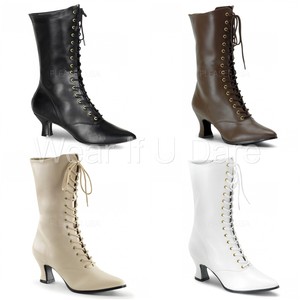 pleaser victorian boots