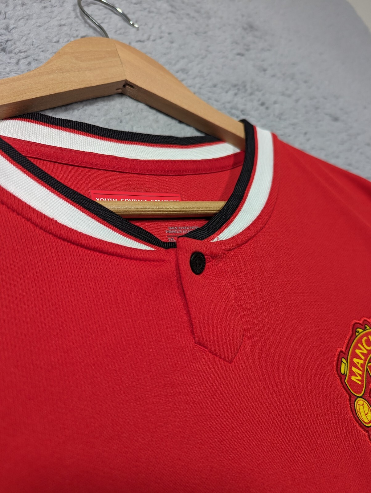 MANCHESTER UNITED Football Shirt Men's 3XL NIKE Home 20142015 14/15