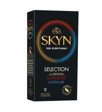 SKYN Selection latexfreie Kondome Original Extra Feucht Intense Feel mix 9 Stk.