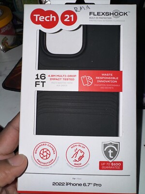 iPhone 14 Pro Max Tech 21 Black Flex shock Case