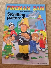 Fireman Sam 5 Knitting Patterns By Gary Kennedy Intarsia
