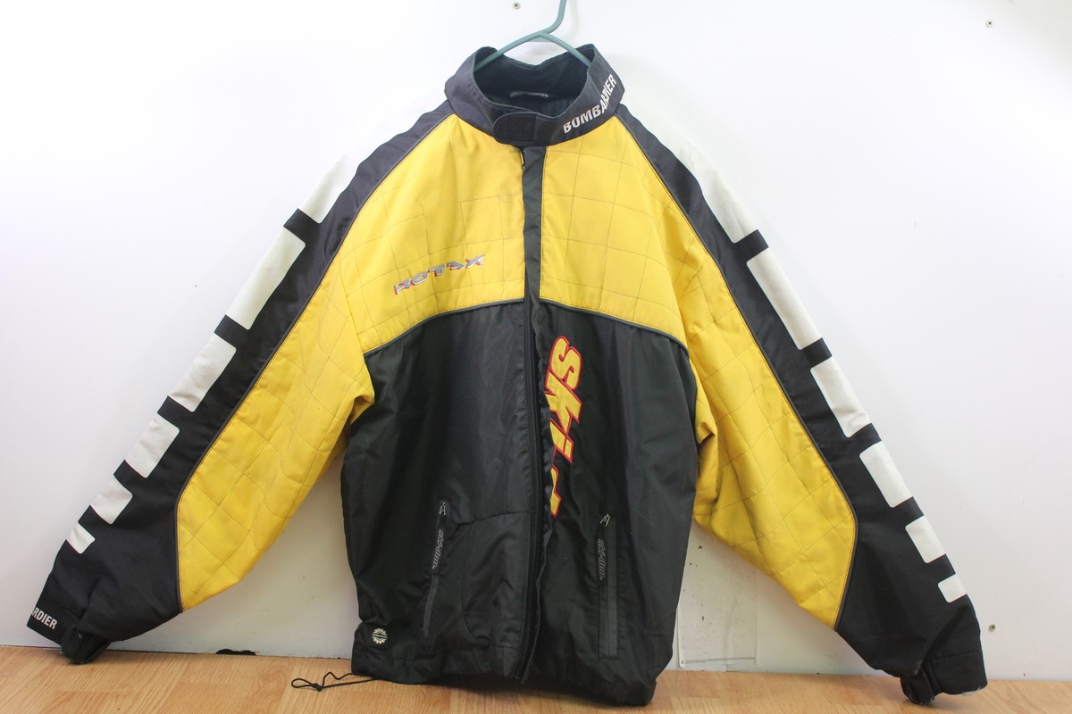 Vintage Ski-Doo Rotax Yellow Jacket Size L | eBay